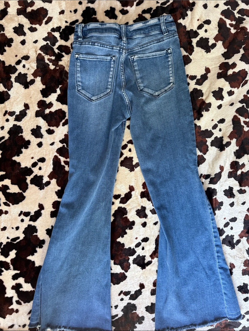 KanCan Medium Blue High-Rise Flare Jeans - Picture 2 of 3